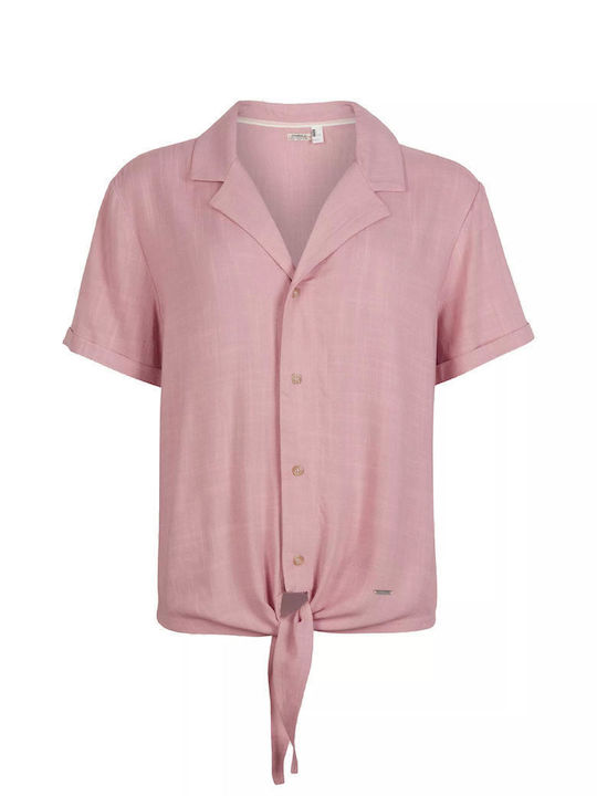 O'neill Cali Women's Short Sleeve Shirt Pink