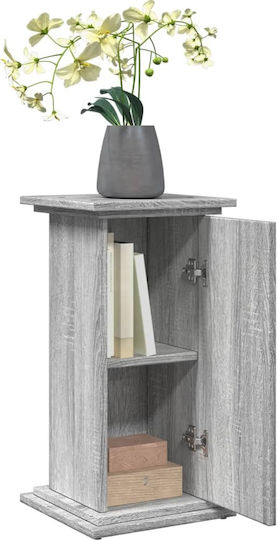 vidaXL Pflanzenständer Holz Grau 31cmx30cmx60cmcm.