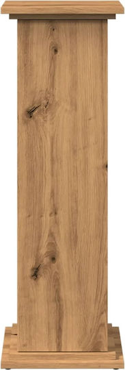 vidaXL Plant Stand Wooden Brown 31cmx30cmx90cmcm.