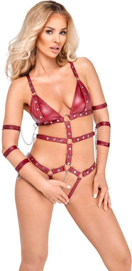 Bad Kitty Strap Body Red Xl