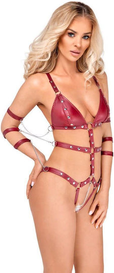 Bad Kitty Strap Body Red Xl