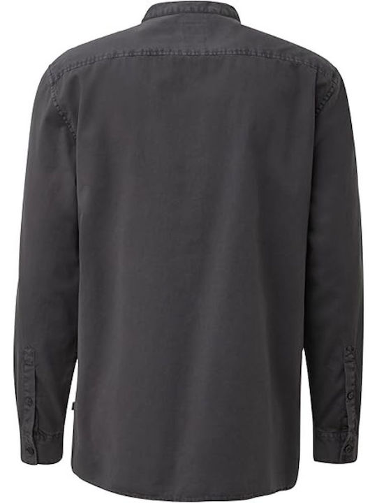 S.Oliver Men's Shirt Long Sleeve Grey