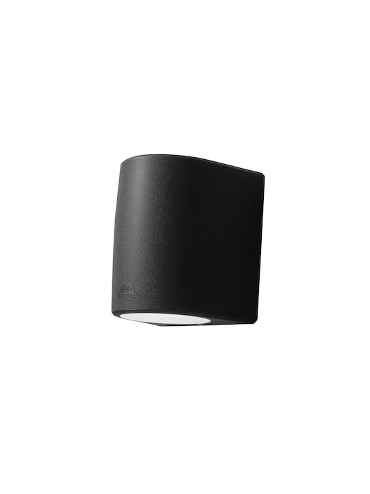 Eurolamp Wall-Mounted Outdoor Spot GX53 IP55 Double Beam 19.2x16.4εκ.