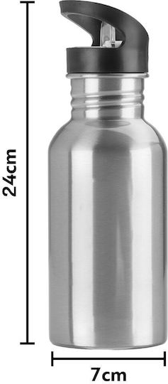 Koupakoupa Brawl Stars Shelly Kids Water Bottle Brawl Stars Stainless Steel with Straw 600ml
