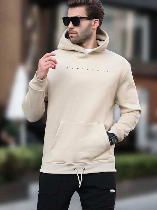 madmext Men's Sweatshirt with Hood BEZ