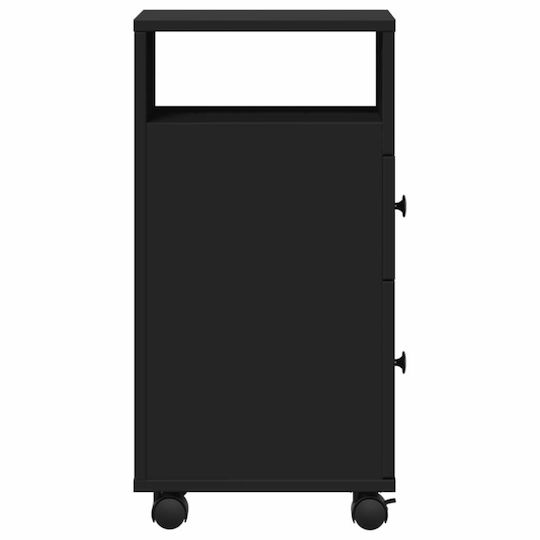 vidaXL Cabinet de baie L23xA33xÎ65cm Negru