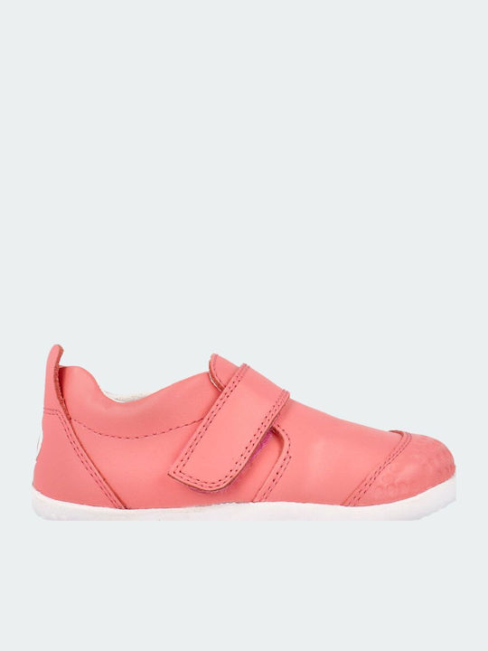 Kinder Sneakers mit Klettverschluss Koralle