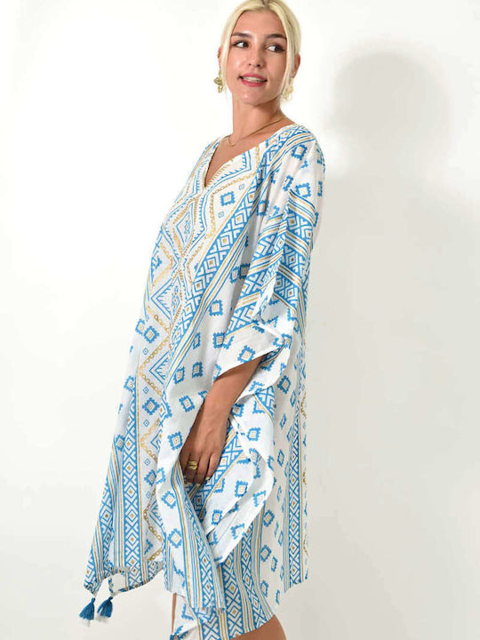 Potre Damen Kaftan Strand Ciell