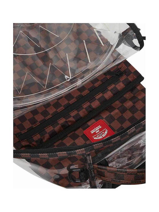Sprayground Clear Check School Bag Backpack Junior High-High School Multicolour