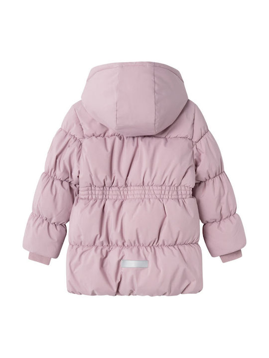 Kids' Casual Jacket with Hood Pink