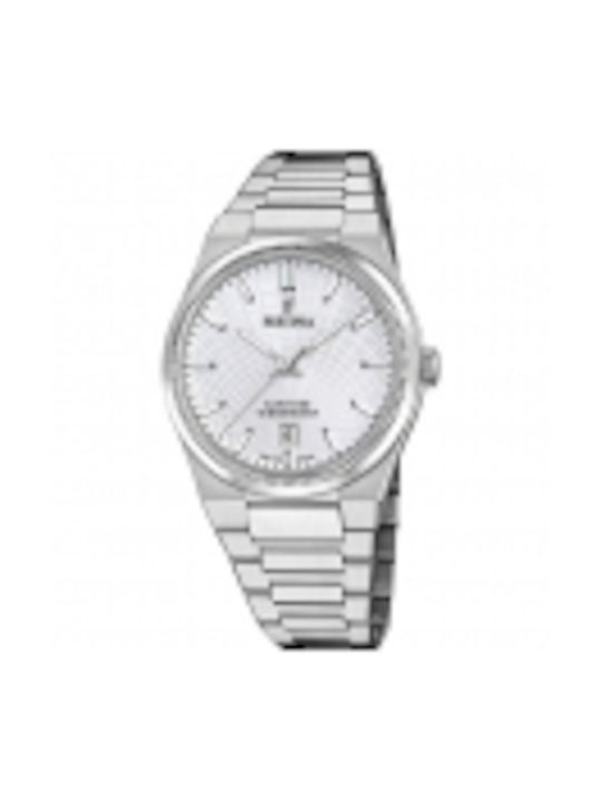 Festina Watch Battery with Silver Metal Bracelet