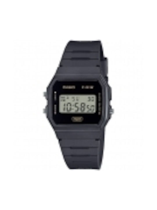 Casio Digital Watch Chronograph Battery with Black Rubber Strap