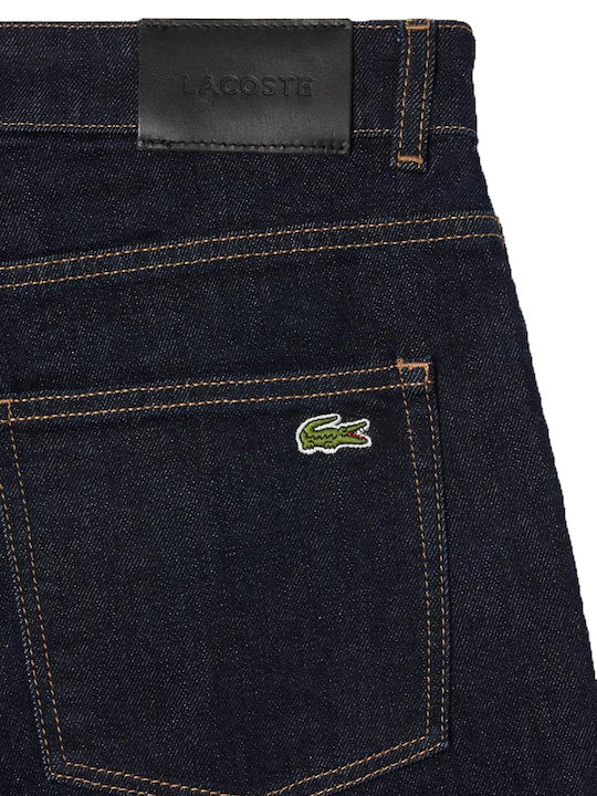 Lacoste Pantaloni de Bărbați din Jean Bleu