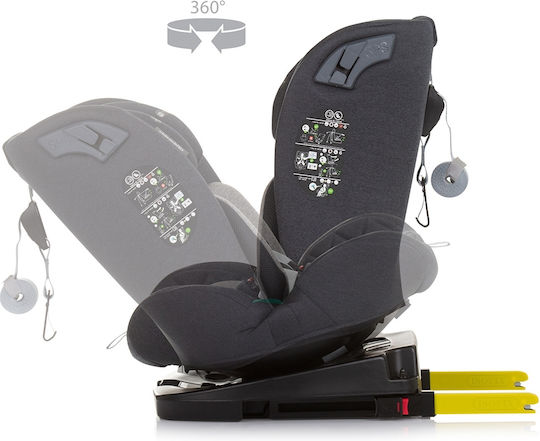 Chipolino X Factor Καθισματάκι Αυτοκινήτου i-Size με Isofix Granite 0-36 kg