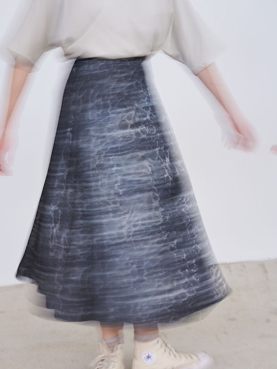 Badila Envelope Skirt in Black color