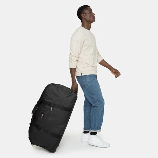 Eastpak Сак Вояж 135лт Черен с колела Текстилен
