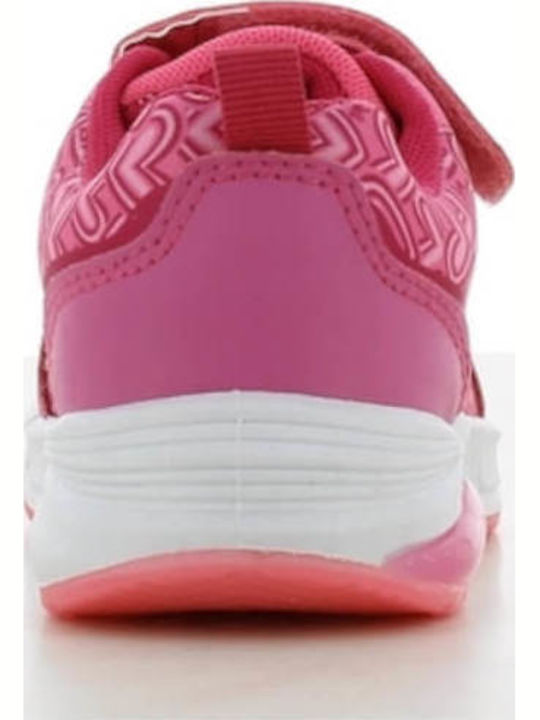 Παιδικά Sneakers με Σκρατς Φούξια