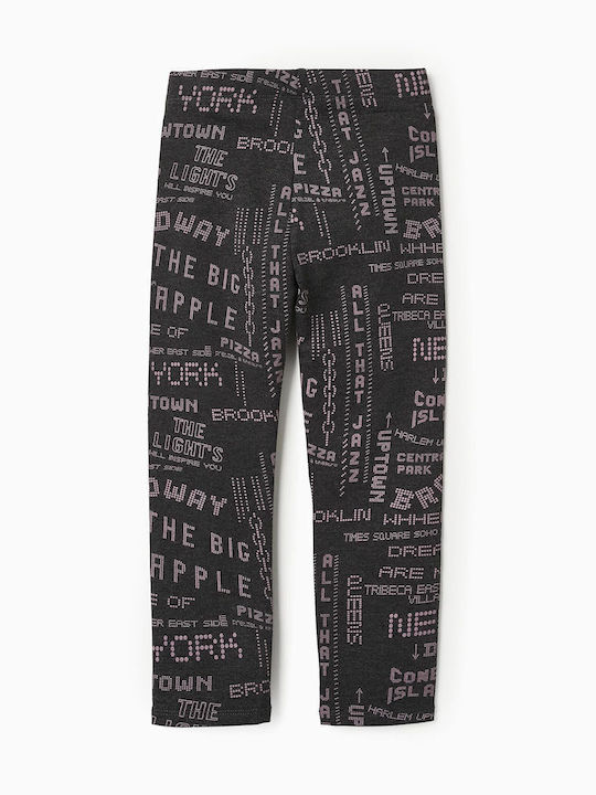 Zippy Kinder Leggings Lang Dark Grey