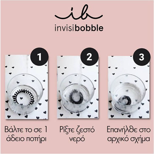 Invisibobble Set Coil Hair Scrunchies 3 Pieces