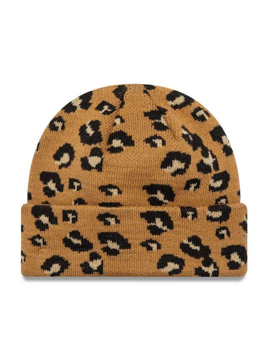 New Era Beanie Feminin Căciulă Tricotat în culoarea Maro