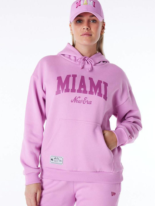 Hero Women's Sweatshirt Hooded Baby Pink