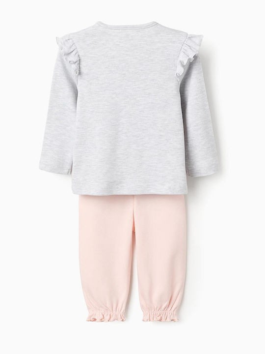 Zippy Pijama pentru copii Light grey