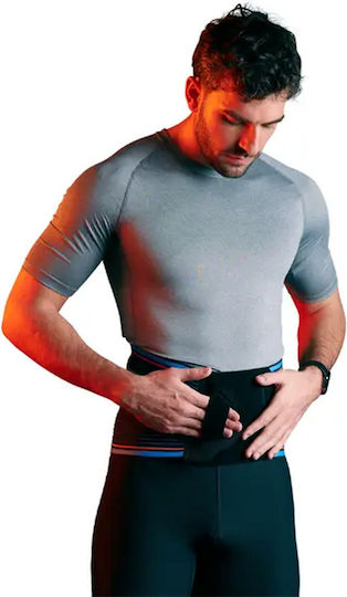 Thuasne Sport Strapping Line Ελαστική Ζώνη Για Ανακούφιση Από Πόνο με Μπανέλες σε Μαύρο χρώμα