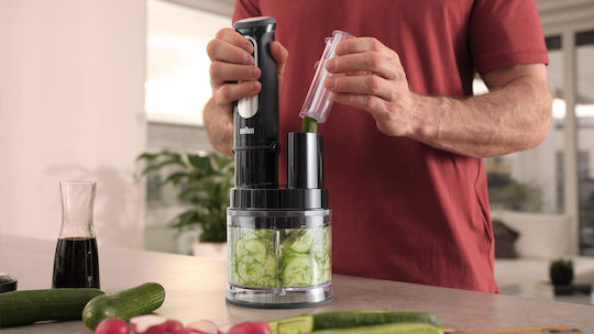 Braun MultiQuick 5 Ραβδομπλέντερ με Ανοξείδωτη Ράβδο 1000W Μαύρο