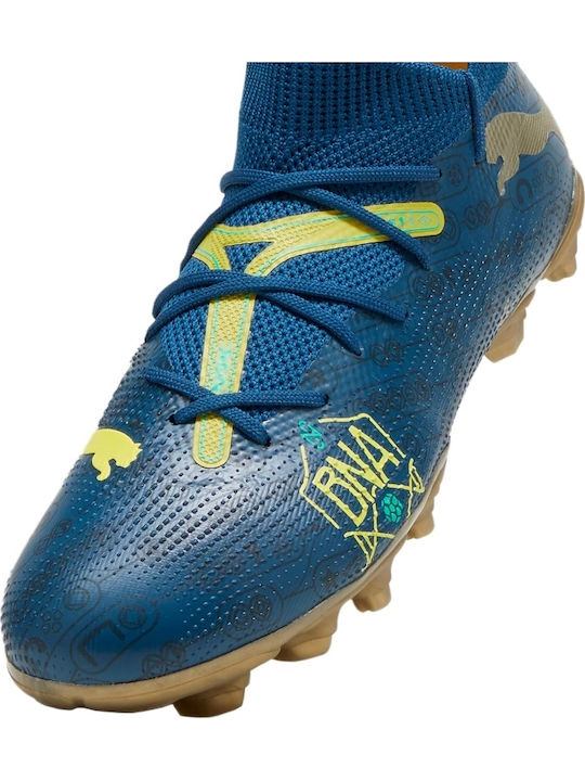 Future 7 Match Bna FG/AG Kids Soccer Cleats Molded Blue