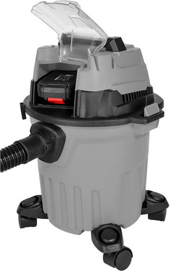 Graphite Aspirator Reîncărcabil Lichide / Solide Fără Încărcător și Baterie Recipient 12lt