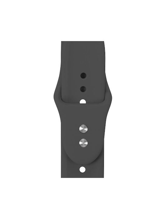 Crong Liquid Каишка за Apple Watch 42 44 45 49 мм Графит