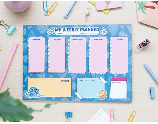 Disney Εβδομαδιαίο Planner Stitch 21x29εκ.