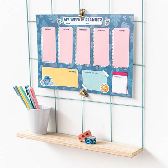 Disney Εβδομαδιαίο Planner Stitch 21x29εκ.