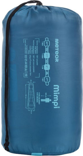 Meteor Sleeping Bag Μονό Καλοκαιρινό Blue-sea