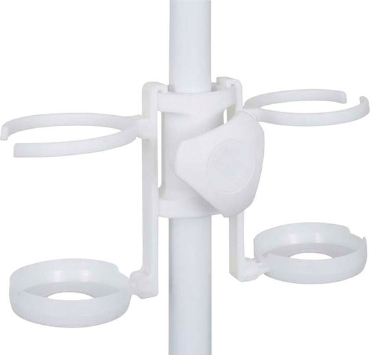 Plastic Double Drink Holder for Beach Umbrella