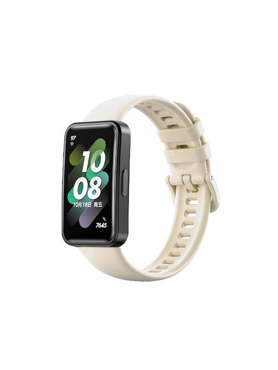 Best Accessories Silicon Strap Beige Huawei Band 8 Huawei Band 9 Best Accessories Silicon Strap Beige Huawei Band 8 Huawei Band 9