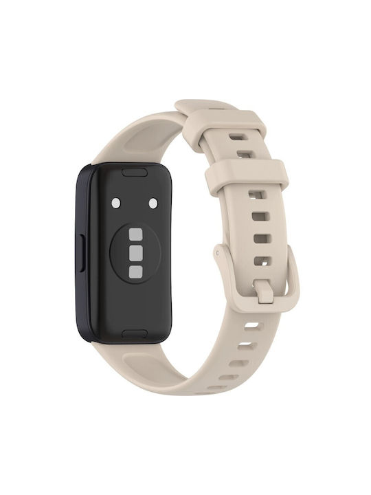 Best Accessories Silicon Strap Beige Huawei Band 8 Huawei Band 9