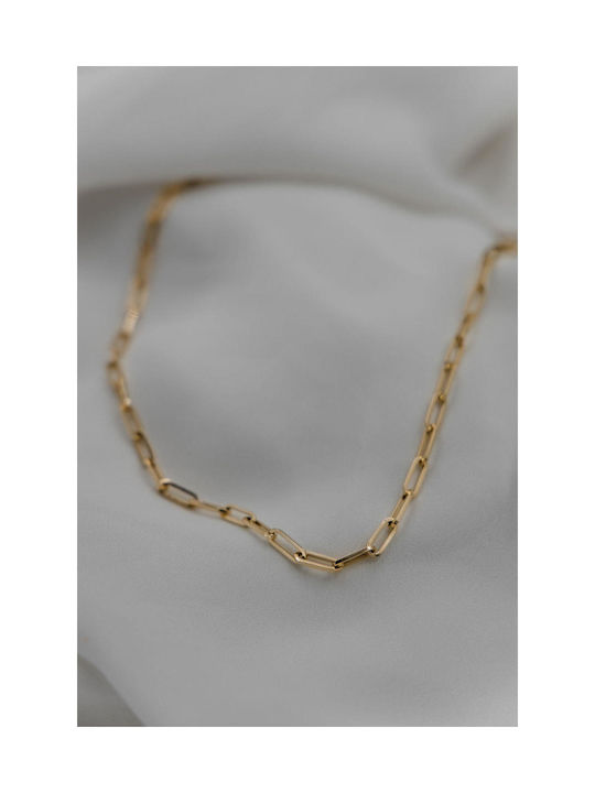 Themelidis Jewels Γυναικεία Χρυσή Αλυσίδα Λαιμού 14Κ Μήκους 45cm
