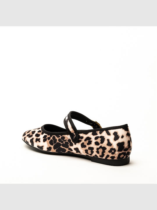 Miss Belgini Mary Jane inspirierte Ballerinas mit Prints