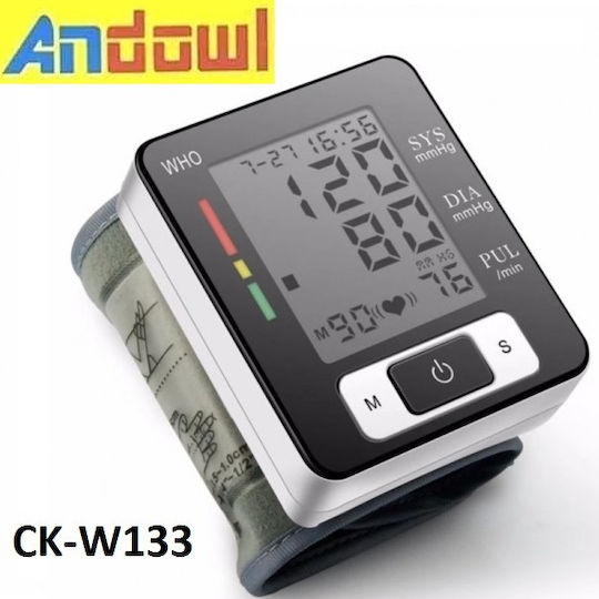 Andowl Digital Blood Pressure Monitor Wrist CK-W133