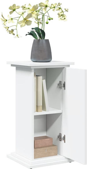 vidaXL Pflanzenständer Holz Weiß 31cmx30cmx60cmcm.