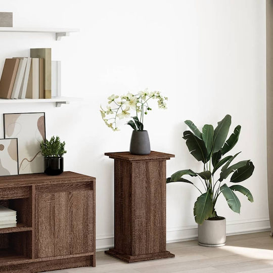 vidaXL Ανθοστήλη Ξύλινη Καφέ 31x30x60εκ.