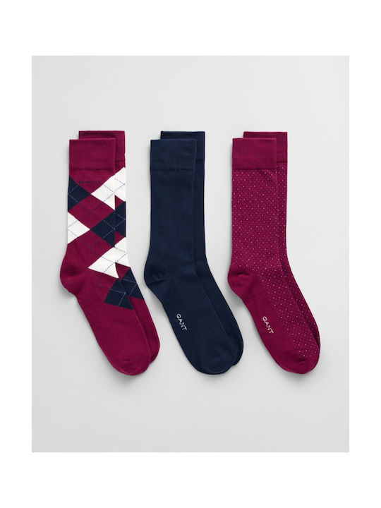 Gant Men's Socks Burgundy 3Pack