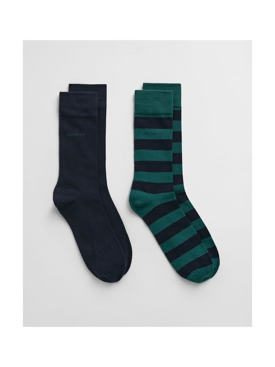 Gant Men's Solid Color Socks Green 2Pack