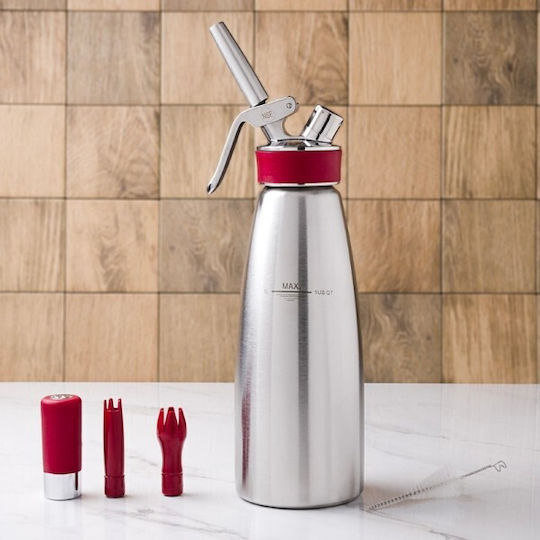 Stainless Steel Whipped Cream Dispenser Gourmet Isi Austria 1 Liter