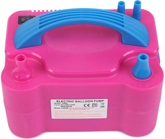 Electric Balloon Pump 600 W Pink Blue