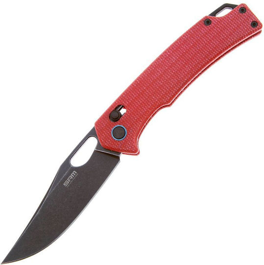 Folding Knife Srm 9203-mr2 Micarta Handle 10cr15mov Steel