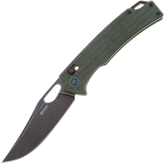 Cuțit pliabil Srm 9203-mg2 mâner Micarta oțel 10cr15mov