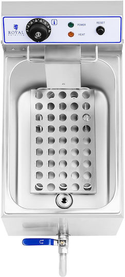 Professionelle Fritteuse Fisch Chips Hahn 3000W 17L Royal Catering RCEF 15E