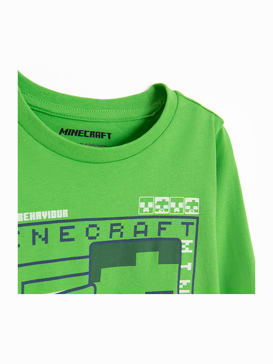 Cool Club Kids' Pajamas Green Minecraft
